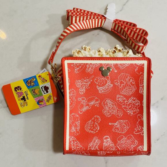 2024 Disney Eats Purse Park Collection Popcorn Crossbody Bag New NWT - Picture 2 of 9